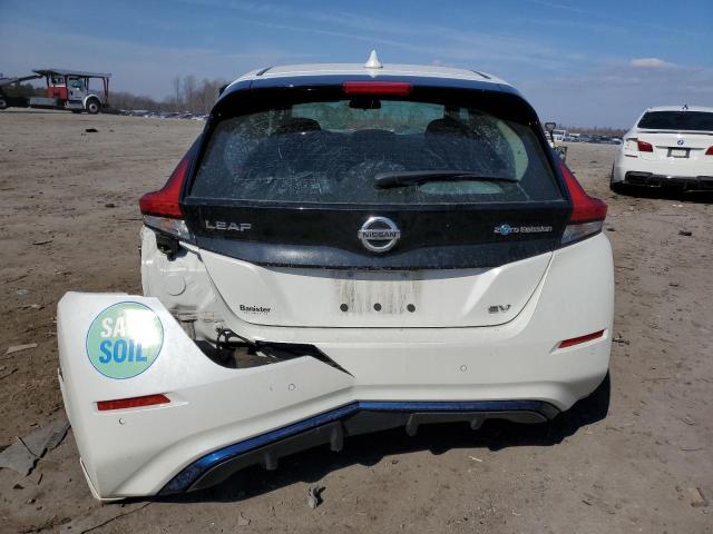 1N4AZ1CVXNC550289 - 2022 NISSAN LEAF SV WHITE photo 6