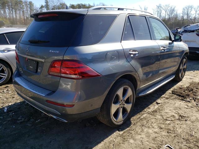 4JGDA5HB8HA929419 - 2017 MERCEDES-BENZ GLE 350 4MATIC GRAY photo 3