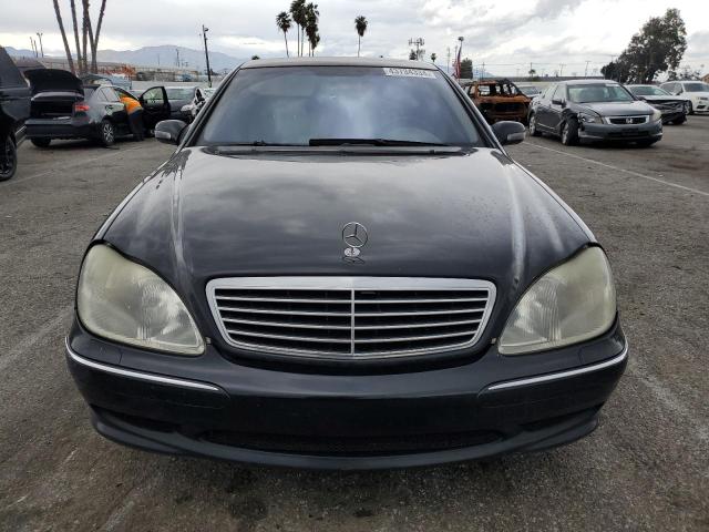 WDBNG75J61A204551 - 2001 MERCEDES-BENZ S 500 BLACK photo 5