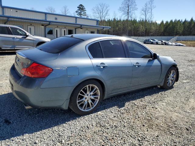 JNKBV61E67M713834 - 2007 INFINITI G35 BLUE photo 3