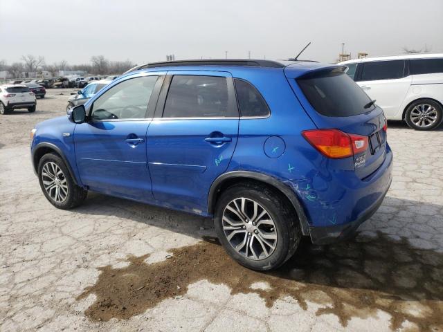 JA4AR4AW4GZ027870 - 2016 MITSUBISHI OUTLANDER SEL BLUE photo 2