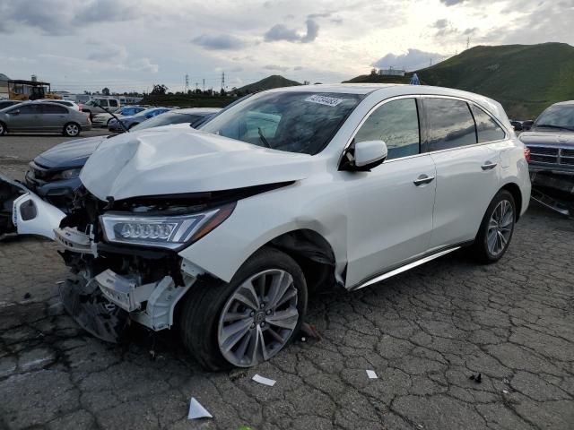 5J8YD4H58JL006760 - 2018 ACURA MDX TECHNOLOGY Weiß Foto 1