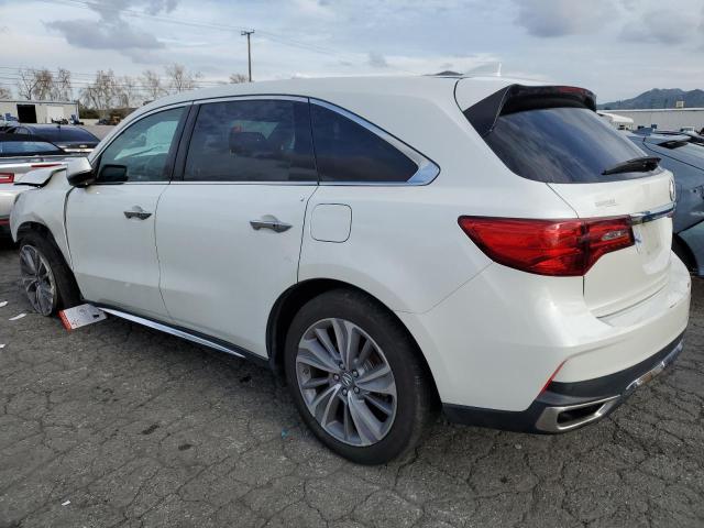 5J8YD4H58JL006760 - 2018 ACURA MDX TECHNOLOGY WHITE photo 2