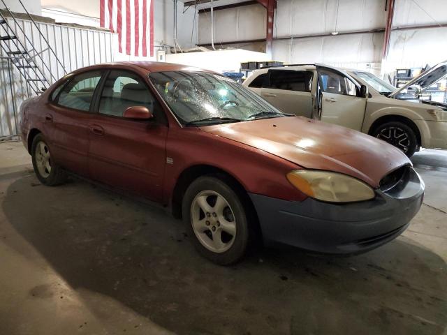 1FAFP55S8YG177904 - 2000 FORD TAURUS SES RED photo 4