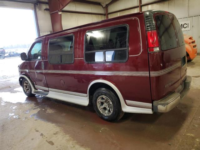 1GBFG15W421122810 - 2002 CHEVROLET EXPRESS G1 BURGUNDY photo 2