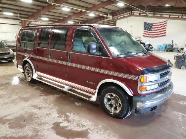 1GBFG15W421122810 - 2002 CHEVROLET EXPRESS G1 BURGUNDY photo 4