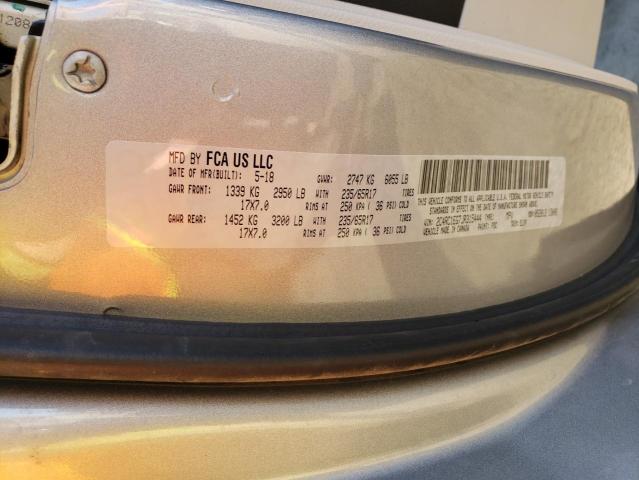 2C4RC1EG7JR315444 - 2018 CHRYSLER PACIFICA TOURING L PLUS SILVER photo 12