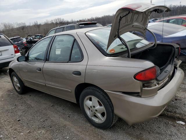 1G1JC524317139260 - 2001 CHEVROLET CAVALIER BASE TAN photo 2