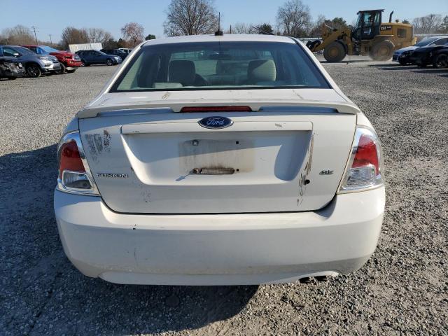 3FAHP07Z78R163264 - 2008 FORD FUSION SE WHITE photo 6