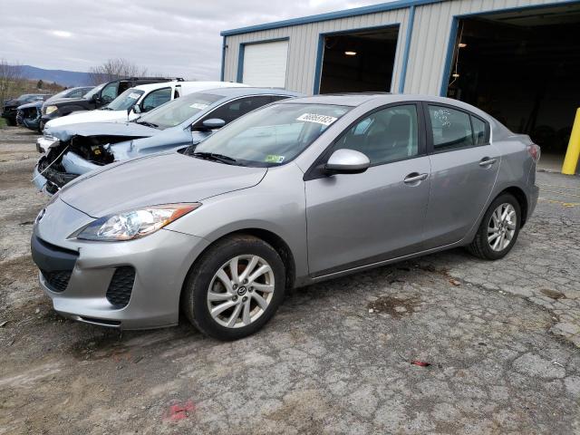 JM1BL1VP3D1795220 - 2013 MAZDA 3 I GRAY photo 1