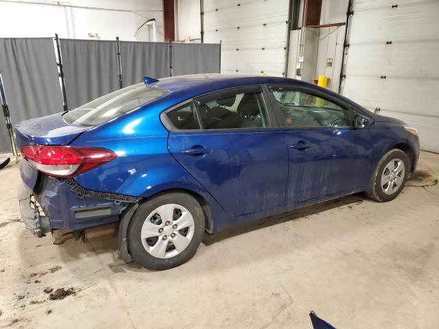 3KPFK4A78JE258024 - 2018 KIA FORTE LX BLUE photo 3