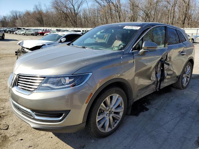 2LMPJ8LP8GBL37091 - 2016 LINCOLN MKX RESERVE GRAY photo 1