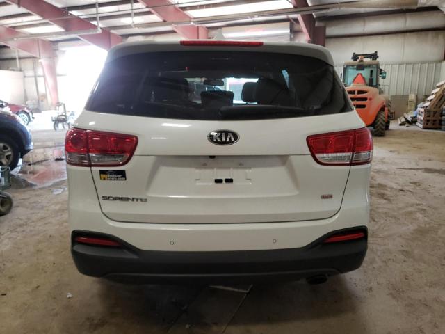 5XYPG4A37GG056919 - 2016 KIA SORENTO LX WHITE photo 6