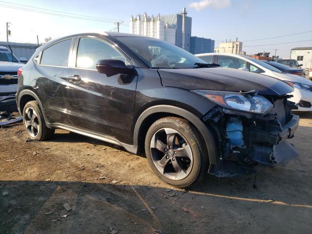 3CZRU6H77JM717147 - 2018 HONDA HR-V EXL BLACK photo 4