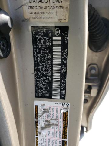 JTNBB46K973033893 - 2007 TOYOTA CAMRY HYBRID SILVER photo 12