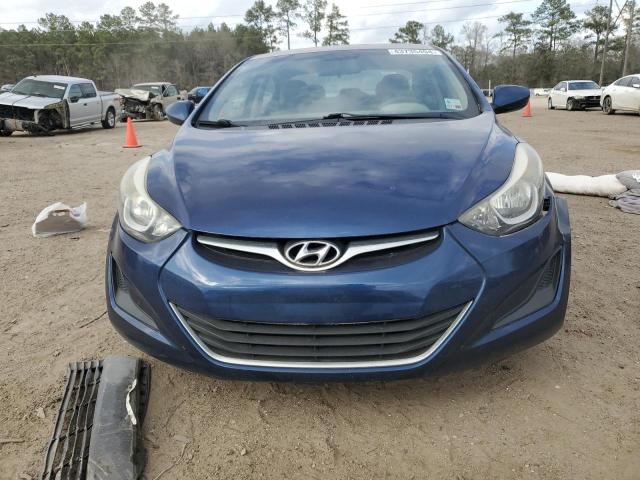 5NPDH4AE1GH715555 - 2016 HYUNDAI ELANTRA SE BLUE photo 5