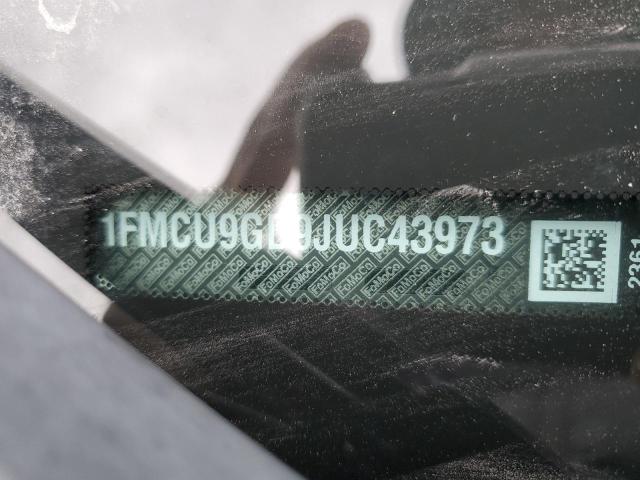 1FMCU9GD9JUC43973 - 2018 FORD ESCAPE SE GRAY photo 12