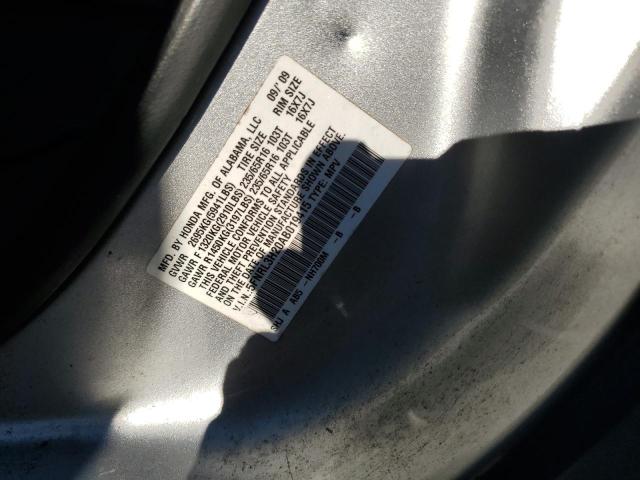 5FNRL3H20AB019415 - 2010 HONDA ODYSSEY LX GRAY photo 13