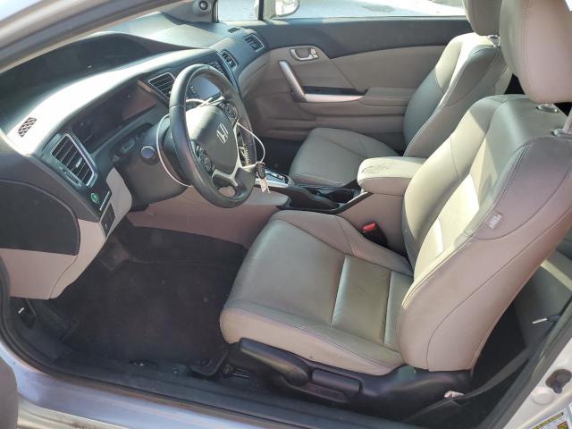 2HGFG3B05DH522419 - 2013 HONDA CIVIC EXL ვერცხლისფერი ფოტო 7