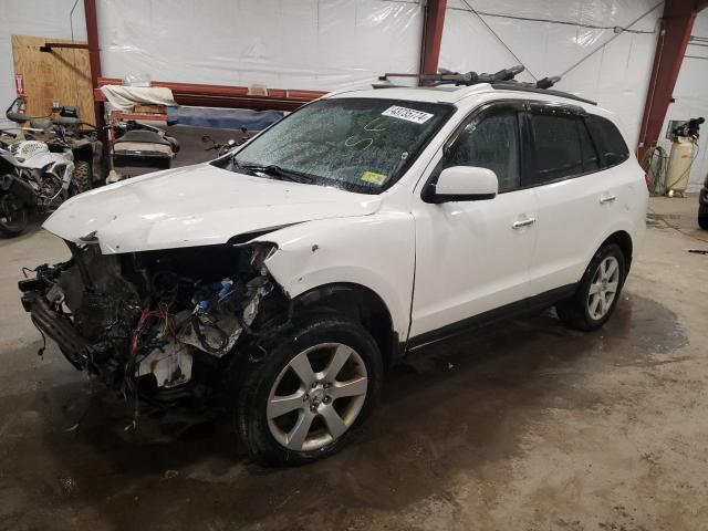 5NMSH73E89H279132 - 2009 HYUNDAI SANTA FE SE WHITE photo 1