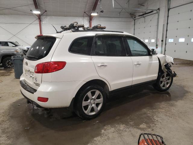 5NMSH73E89H279132 - 2009 HYUNDAI SANTA FE SE WHITE photo 3