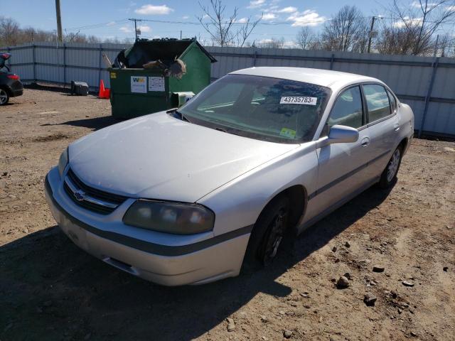 2G1WF52E429163587 - 2002 CHEVROLET IMPALA SILVER photo 1