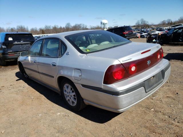 2G1WF52E429163587 - 2002 CHEVROLET IMPALA SILVER photo 2