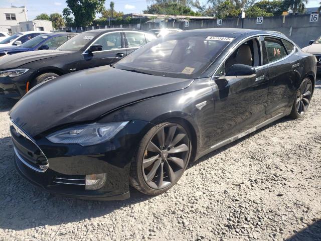 5YJSA1DP0DFP20392 - 2013 TESLA MODEL S Սև լուսանկար 1