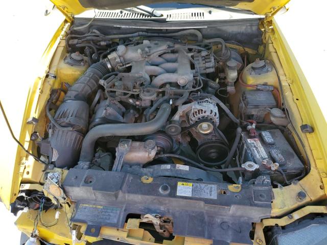 1FAFP44614F209722 - 2004 FORD MUSTANG YELLOW photo 11