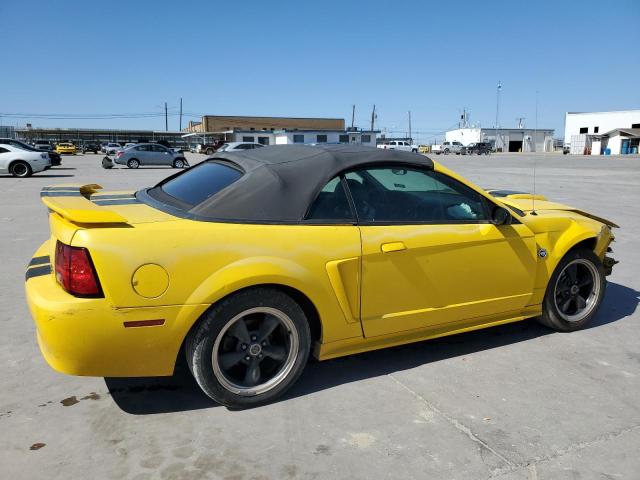 1FAFP44614F209722 - 2004 FORD MUSTANG YELLOW photo 3