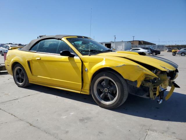 1FAFP44614F209722 - 2004 FORD MUSTANG YELLOW photo 4