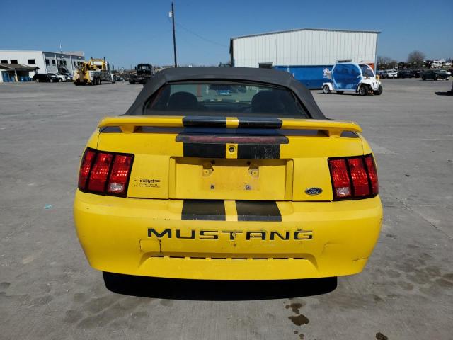 1FAFP44614F209722 - 2004 FORD MUSTANG YELLOW photo 6