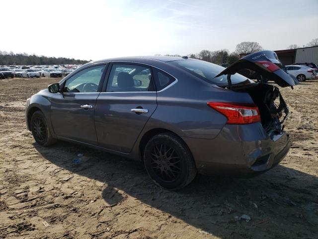 3N1AB7AP7HL646043 - 2017 NISSAN SENTRA S GRAY photo 2