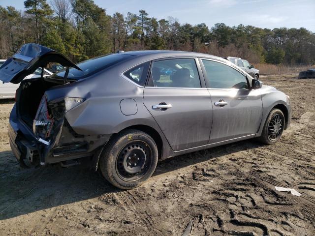 3N1AB7AP7HL646043 - 2017 NISSAN SENTRA S GRAY photo 3