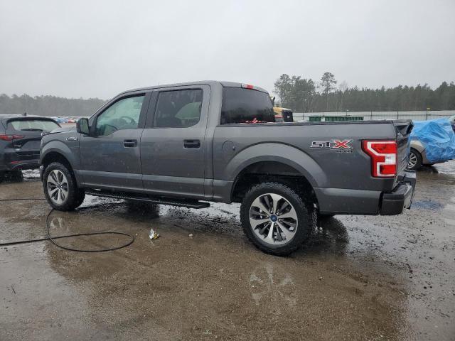 1FTEW1EP2KFC95635 - 2019 FORD F150 SUPERCREW GRAY photo 2