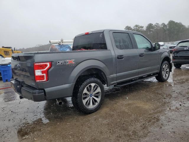 1FTEW1EP2KFC95635 - 2019 FORD F150 SUPERCREW GRAY photo 3