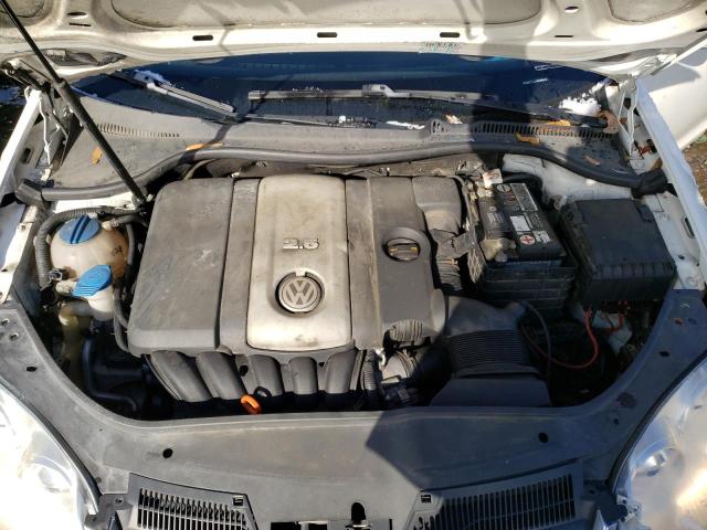 3VWEF71K27M195410 - 2007 VOLKSWAGEN JETTA WOLFSBURG 白色 照片 11