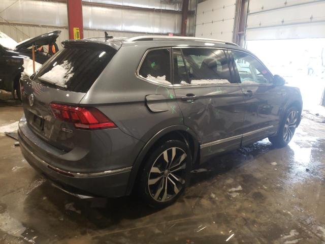 3VV4B7AX9MM044938 - 2021 VOLKSWAGEN TIGUAN SEL PREMIUM R-LINE GRAY photo 3