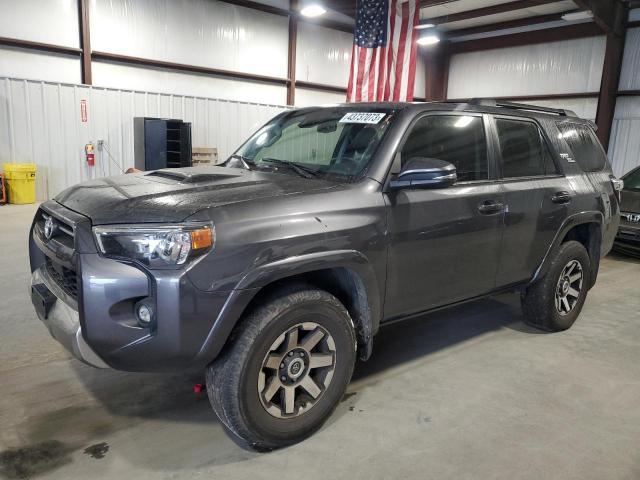 JTERU5JRXM5846422 - 2021 TOYOTA 4RUNNER SR5 PREMIUM GRAY photo 1