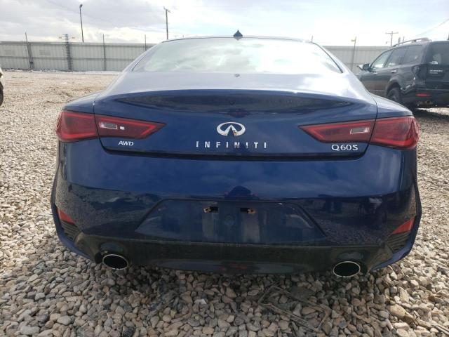 JN1EV7ELXJM390234 - 2018 INFINITI Q60 LUXE 300 BLUE photo 6