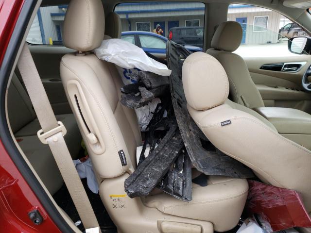 5N1DR2MM0JC650541 - 2018 NISSAN PATHFINDER S MAROON photo 11