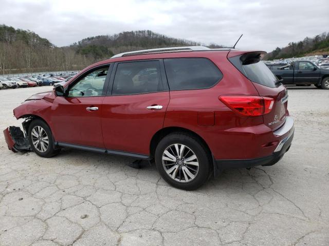 5N1DR2MM0JC650541 - 2018 NISSAN PATHFINDER S MAROON photo 2