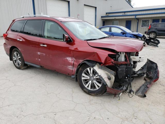 5N1DR2MM0JC650541 - 2018 NISSAN PATHFINDER S MAROON photo 4