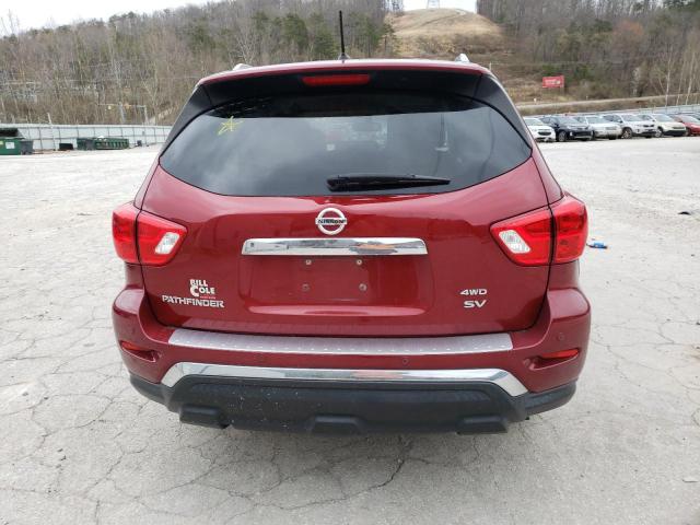 5N1DR2MM0JC650541 - 2018 NISSAN PATHFINDER S MAROON photo 6