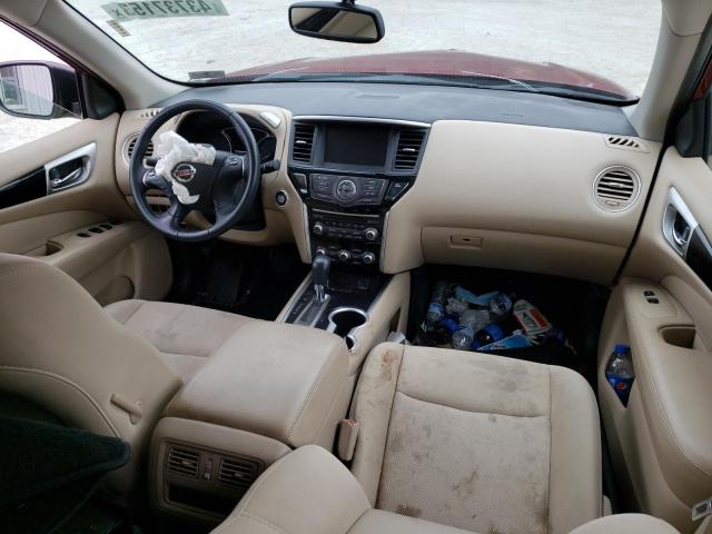 5N1DR2MM0JC650541 - 2018 NISSAN PATHFINDER S MAROON photo 8