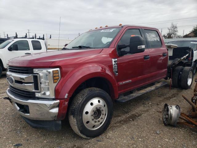 1FT8W4DT1KEE11801 - 2019 FORD F450 SUPER DUTY RED photo 1