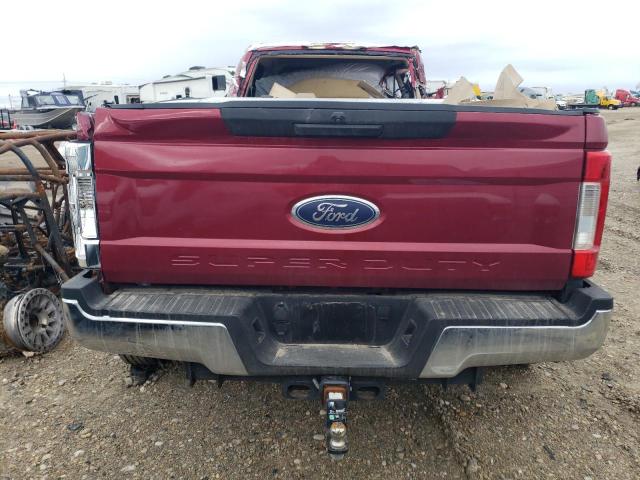 1FT8W4DT1KEE11801 - 2019 FORD F450 SUPER DUTY RED photo 6