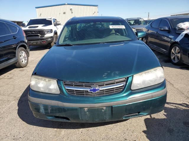 2G1WF52E119248188 - 2001 CHEVROLET IMPALA GREEN photo 5