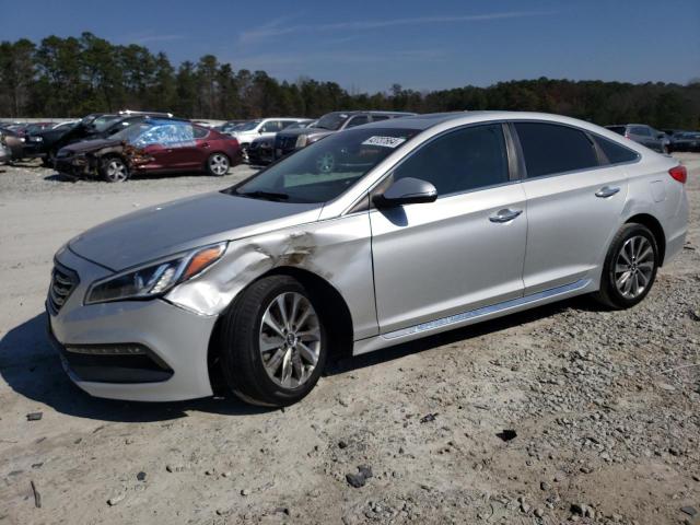 5NPE34AF7GH368891 - 2016 HYUNDAI SONATA SPORT SILVER photo 5