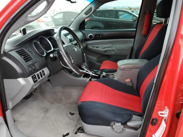 5TEJU62N18Z567351 - 2008 TOYOTA TACOMA DOUBLE CAB PRERUNNER RED photo 7